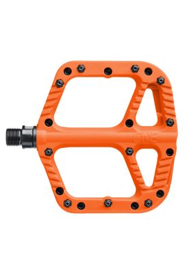 Pedales Bicicleta Flat Resina Naranjo One Up