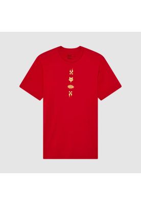 Imagen 1 del producto Polera Lifestyle Checkered Premium Rojo Fox