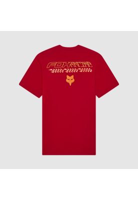 Imagen 2 del producto Polera Lifestyle Checkered Premium Rojo Fox