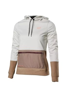 Imagen 2 del producto Poleron Bicicleta Mujer Ranger Windbloc® Blanco/Cafe Fox