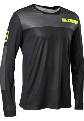 Polera Bicicleta Defend SG Manga Larga Negro Fox