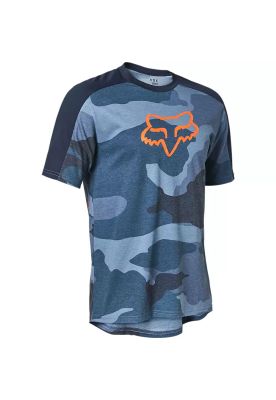 Polera Bicicleta Ranger Drirelease Camo Azul Fox