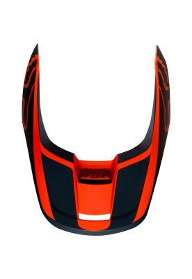 Visera Moto Niño V1 Przm Naranjo Fox