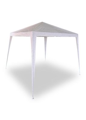 Toldo de Terraza 3x3 m Plegable PE Blanco