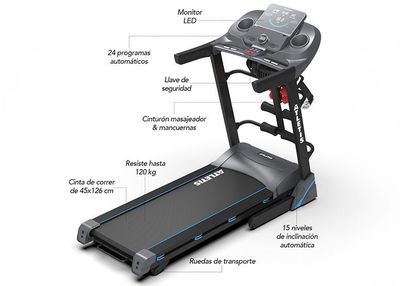 Imagen 2 del producto Trotadora X900 Ultra 16km/h 2.0 HP Multifunción