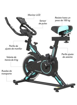 Imagen 2 del producto Bicicleta Spinning K100 Verde