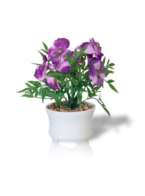 Planta Artificial Pensamientos 22x11 cm