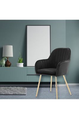 Imagen 2 del producto Pack 2 sillas de comedor Alessandro Negro