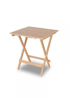 Mesa de Camping Plegable de Bamboo 46×51×56 Cm