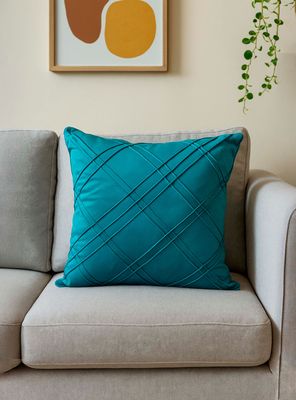 Imagen 2 del producto Cojín Decorativo Turquesa 43x43cm
