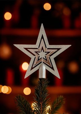 Imagen 2 del producto Estrella Navidad Plateada Plateado