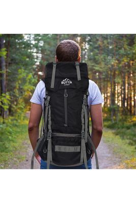 Imagen 2 del producto MOCHILA CAMPING 75L NEGRO