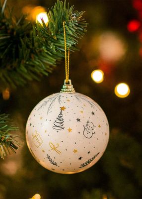 Imagen 2 del producto Set 6 Esferas Navidad Dorado