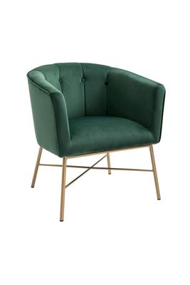 Poltrona Sitial Terciopelo Navona Verde