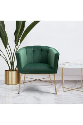 Imagen 2 del producto Poltrona Sitial Terciopelo Navona Verde