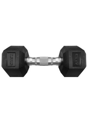 Mancuerna Hexagonal 7,5 Kg Negro