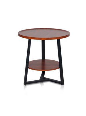 Mesa de Centro Lateral Redonda Café