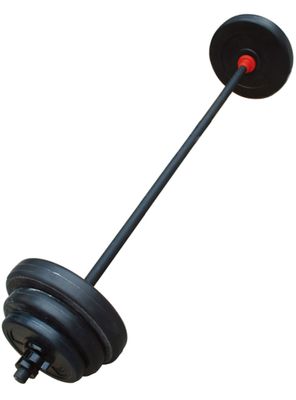 Imagen 1 del producto Set Pesas 20kg Barra 1.2 Mts + Discos De Cemento