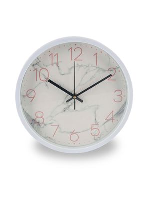 Reloj Decorativo Pared Clásico Blanco 30 cm