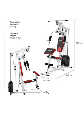 Imagen 2 del producto Home Gym Multifuncional TF-7001 Gris
