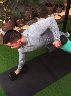 Imagen 2 del producto Mancuerna Hexagonal 10 Kg Negro