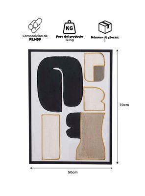 Imagen 2 del producto Cuadro Decorativo Abstracto A