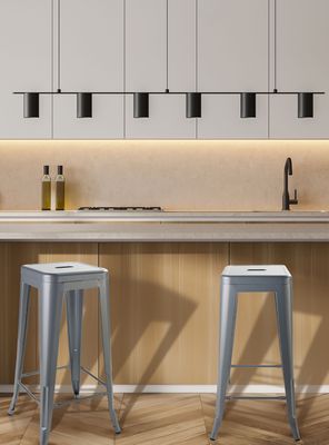 Imagen 2 del producto Pack 4 Pisos de Bar Metal Tolix Gris