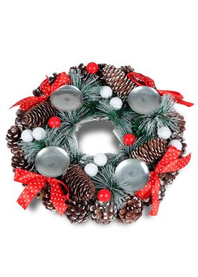 Centro de Mesa Navidad Blanco