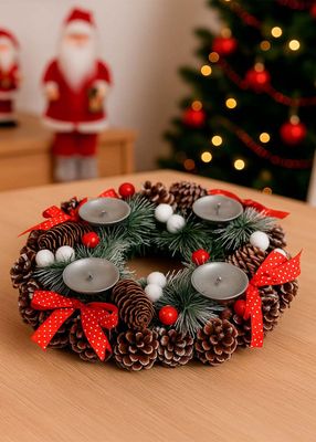 Imagen 2 del producto Centro de Mesa Navidad Blanco