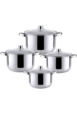 Set Baterías 8 Piezas Acero Inoxidable Bremen Gri