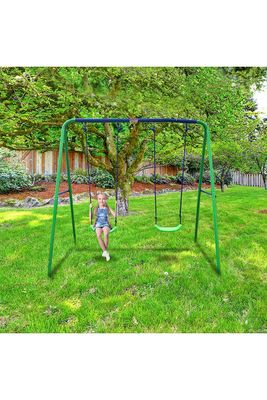 Imagen 2 del producto Columpio Doble Verde