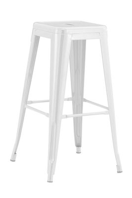 Piso de Bar Metal Tolix Blanco