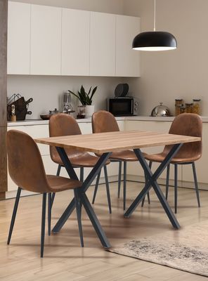 Imagen 2 del producto Mesa de Comedor Estilo Industrial 120x75x70cm Brooklyn Café