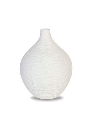 Jarrón Adorno Decorativo Blanco 15 cm