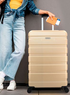 Imagen 2 del producto Set de 3 Maletas Rigidas Danubio Dorado