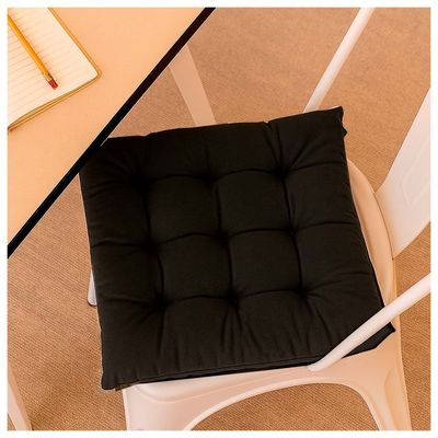 Imagen 2 del producto Cojín para Silla Negro 40x40 cm