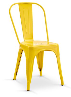 Silla Metal Tolix Amarillo