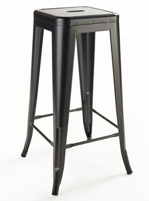 Piso Taburete Tolix Alto Negro