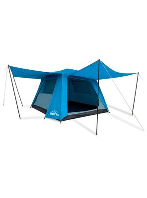 Carpa Camping Yosemite 6 pers. techo largo 3 m doble toldo