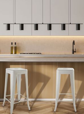 Imagen 2 del producto Pack 4 Pisos de Bar Metal Tolix Blanco