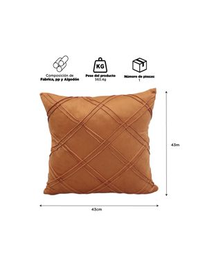 Imagen 2 del producto Cojín Decorativo Terracota 43x43cm