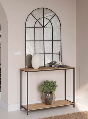 Imagen 2 del producto Arrimo Novahus Industrial Café con Tubo de Acero y MDF