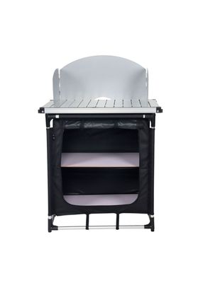Imagen 2 del producto Mesa de Cocina Plegable Camping Negra