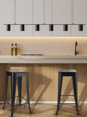 Imagen 2 del producto Pack 4 Pisos de Bar Metal Tolix Negro