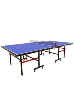 Mesa de Ping Pong Plegable Profesional Azul