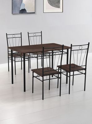 Imagen 2 del producto Juego de comedor 4P Verona Negro 74x70x110 cm