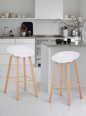 Imagen 2 del producto Pack 4 Pisos de Bar Estilo Nórdico Blanco