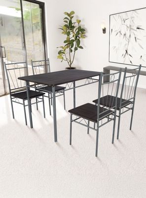 Imagen 2 del producto Juego de comedor 4P Verona Silver 74x70x110 cm