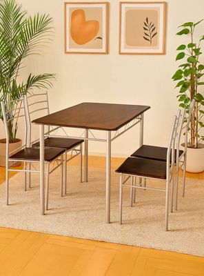 Imagen 2 del producto Juego de comedor 4P Verona Silver 74x70x110 cm