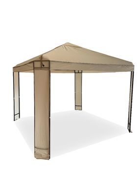 Toldo Premium Terraza 3x3m estructura metalica Beige